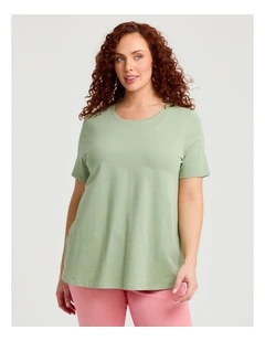 Australian Cotton Crew Neck T-shirt Shamrock