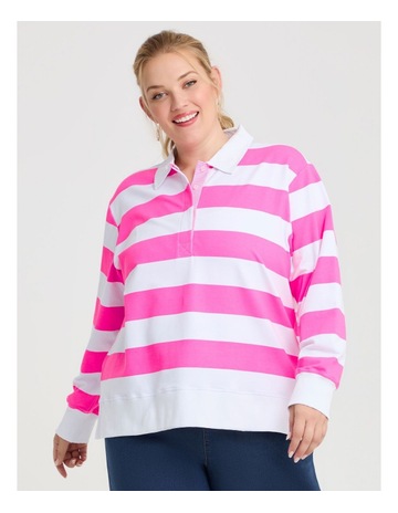 FLURO PINK/WHITE colour