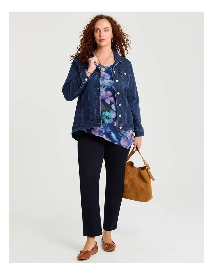 Bamboo Painted Floral Cosy Top Print image 4