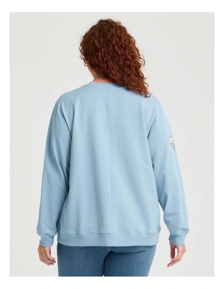 Peanuts Woodstock Sweatshirt Dreamy Blue image 2