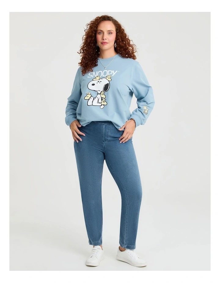 Peanuts Woodstock Sweatshirt Dreamy Blue image 3