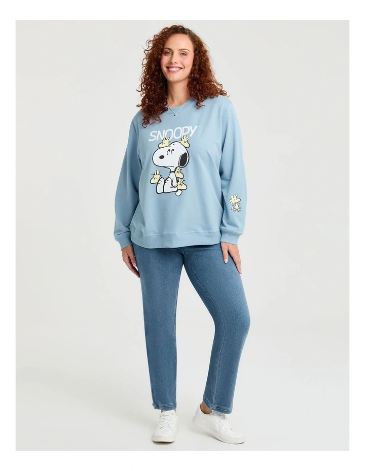 Peanuts Woodstock Sweatshirt Dreamy Blue image 4