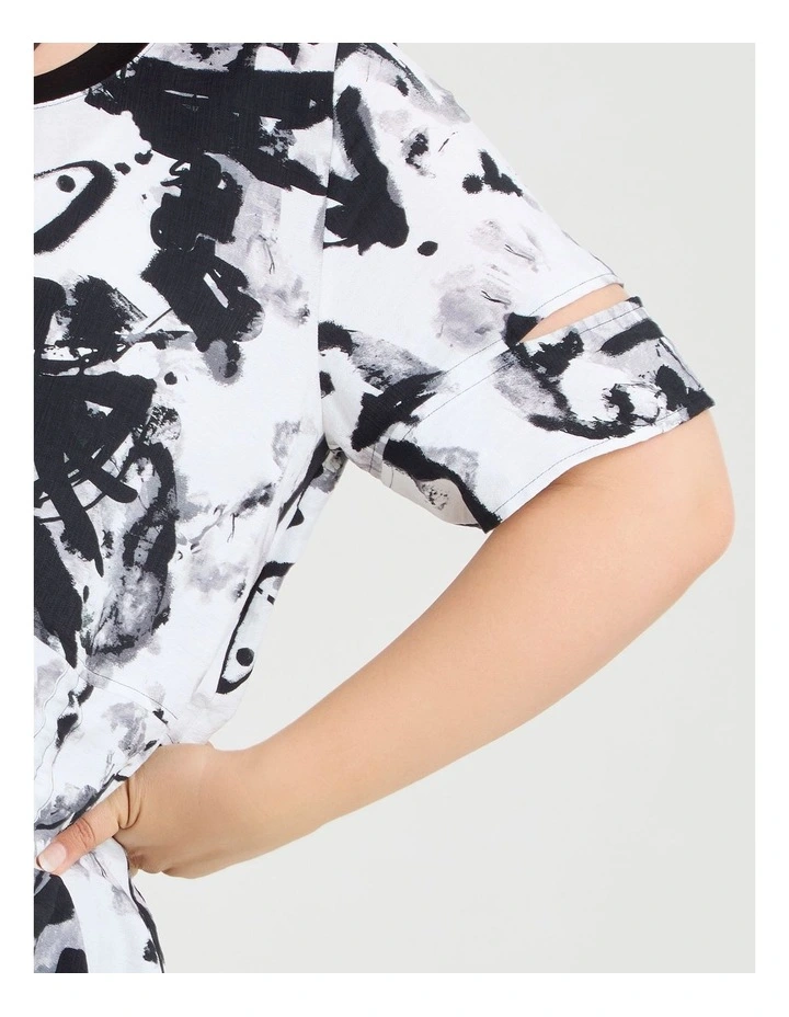 Natural Abstract Kiki Tunic Print image 4