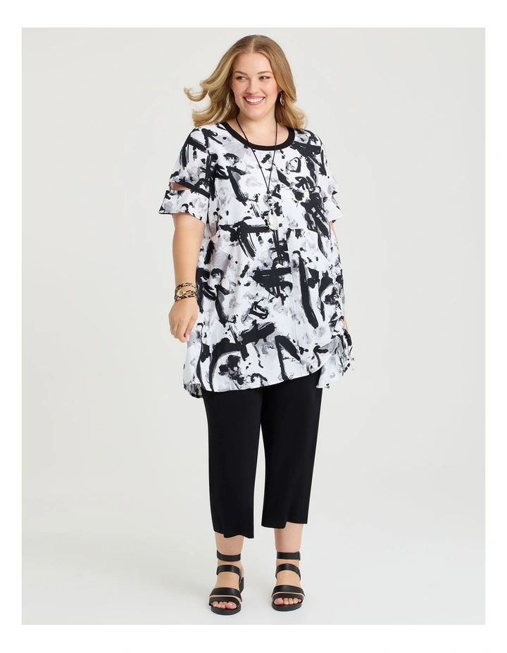 Natural Abstract Kiki Tunic Print image 5