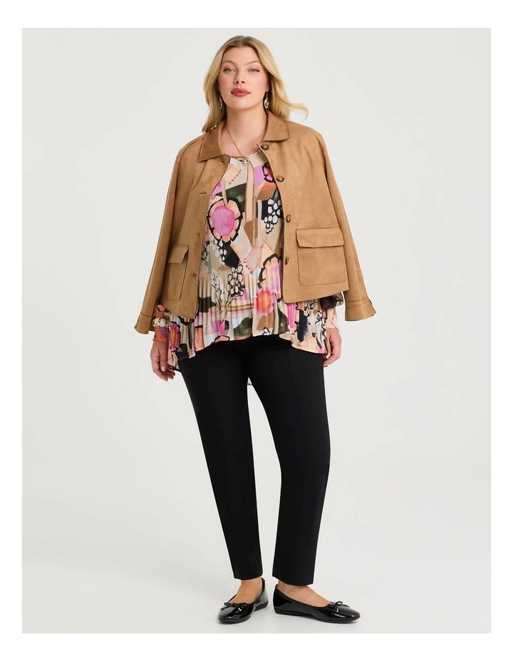 Scenic Plisse Hi-lo Tunic Print image 4