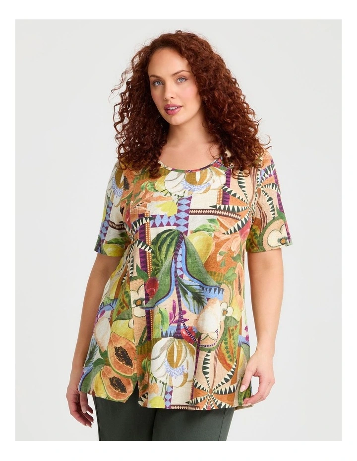 Cotton Palmer Tunic Print image 1