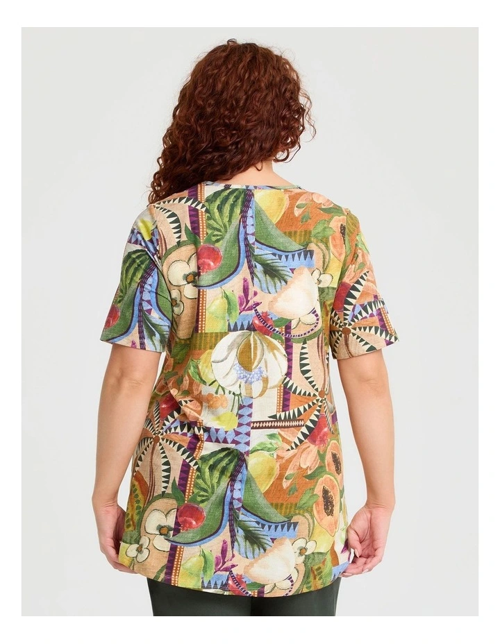 Cotton Palmer Tunic Print image 2