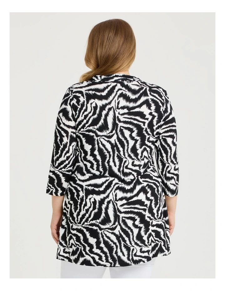 Zebra Natural Empire Tunic Zebra Print image 2