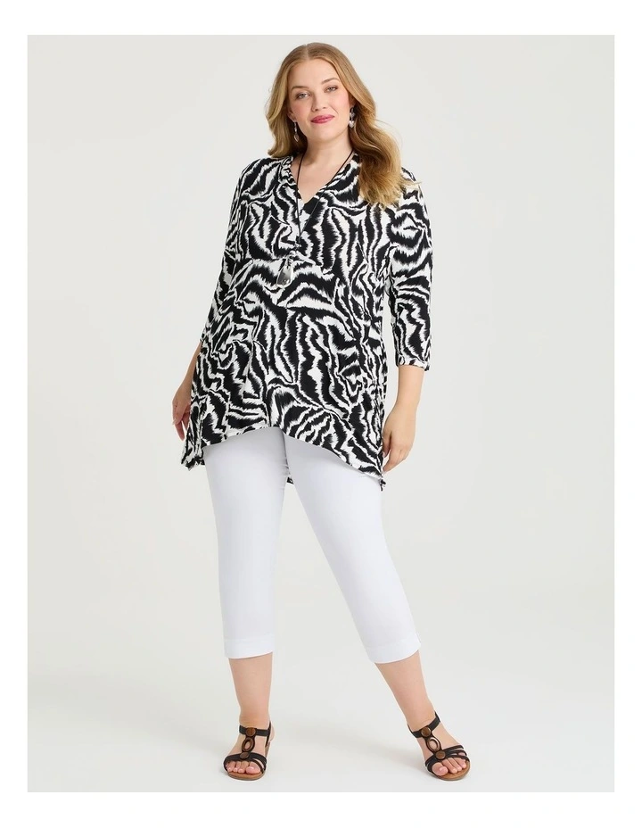 Zebra Natural Empire Tunic Zebra Print image 3
