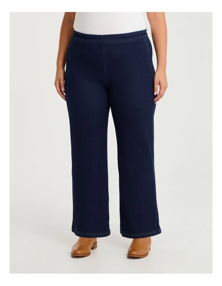 The Tall Travel Wide Leg Jean in Indigo image 1
