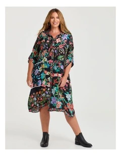 Natural Violet Fields Shirt Print