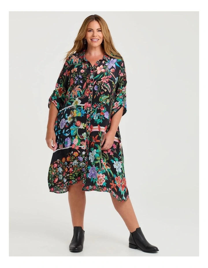 Natural Violet Fields Shirt Print image 1