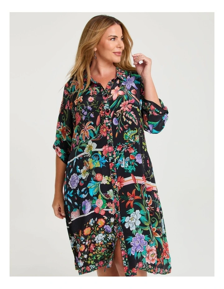 Natural Violet Fields Shirt Print image 3