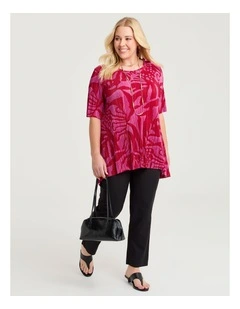 Petite Editorial Pocket Full Length Pant in Black
