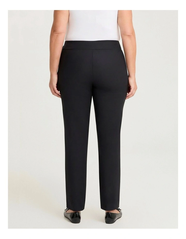Tall Editorial Pocket Full Length Pant in Black image 2