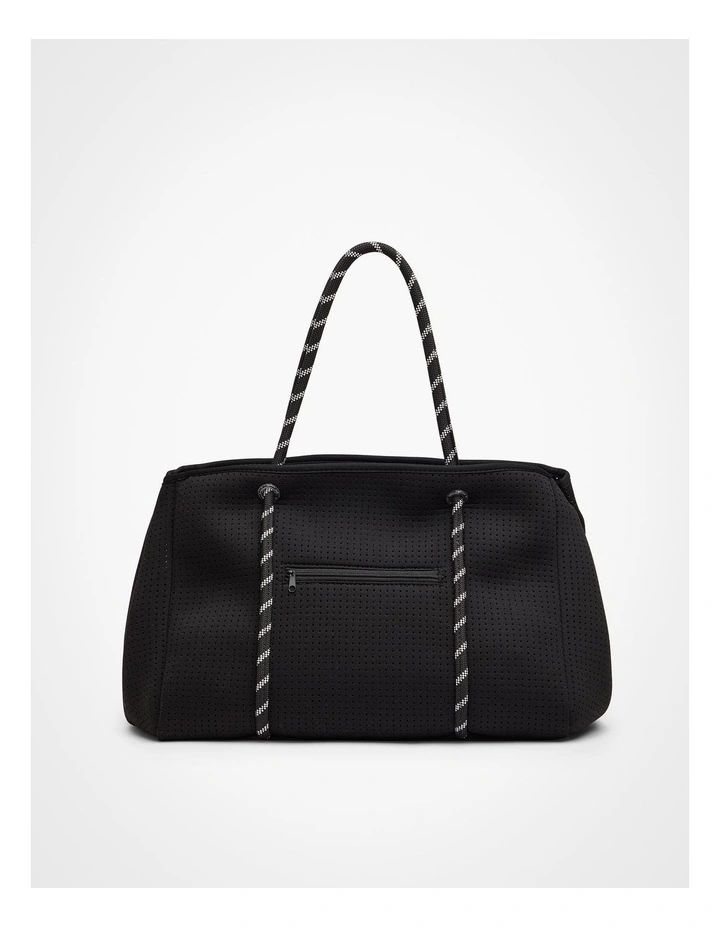 Neoprene Everyday Tote in Black image 2