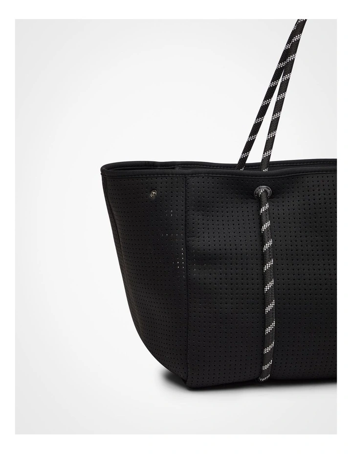 Neoprene Everyday Tote in Black image 4