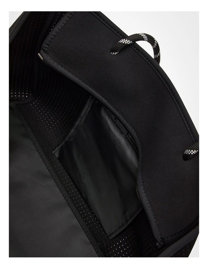Neoprene Everyday Tote in Black image 5