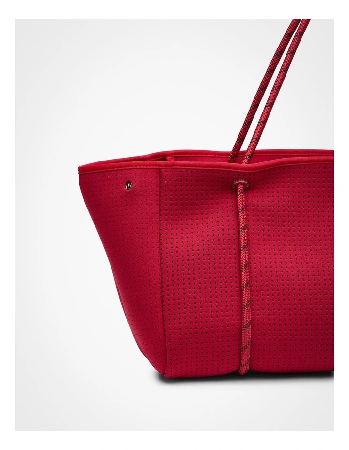 Neoprene Everyday Tote in Dark Red image 4