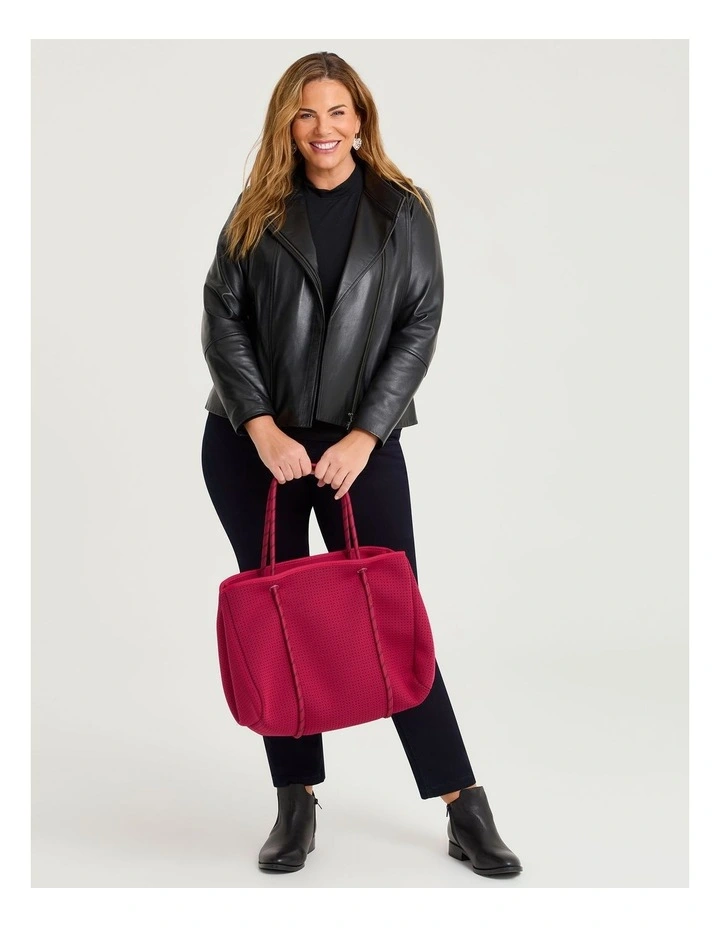 Neoprene Everyday Tote in Dark Red image 6