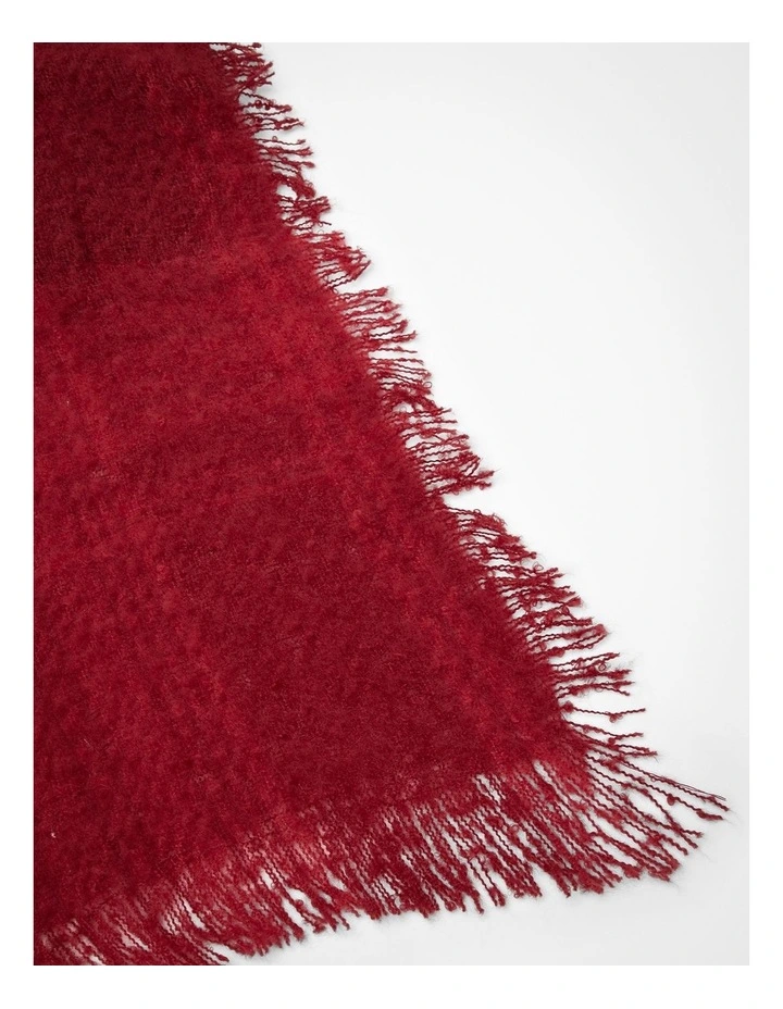 Check Poncho Red image 4