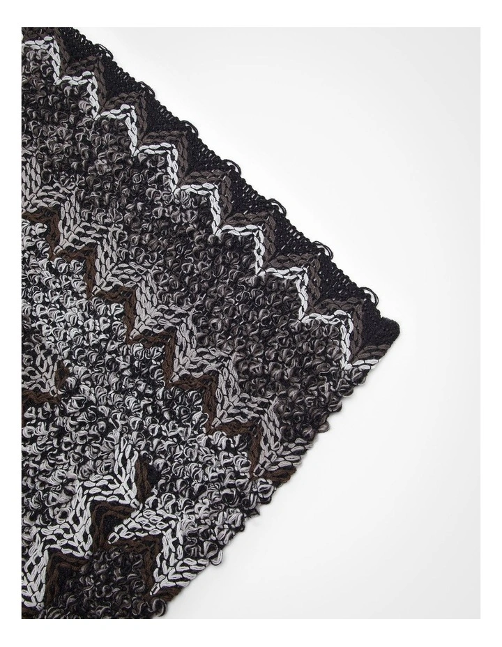 Textured Cape in Black image 3