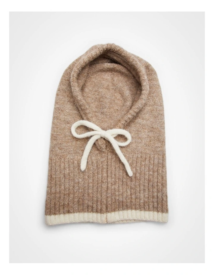 Knitted Hood Cover in Natural image 1