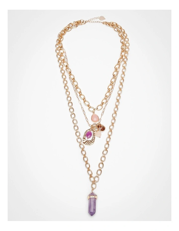 Bohemian Multi Wear Necklace in Multi image 1