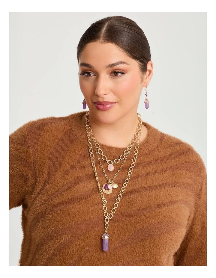 Bohemian Multi Wear Necklace in Multi image 2