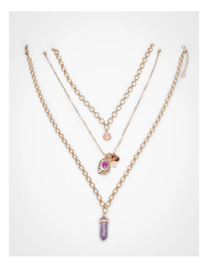 Bohemian Multi Wear Necklace in Multi image 3