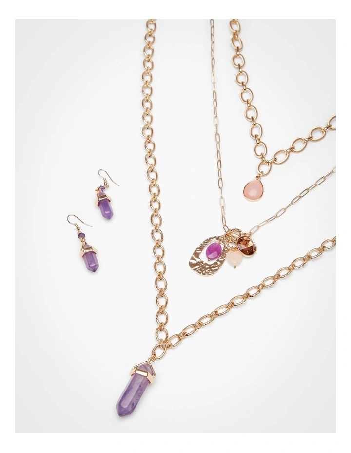 Bohemian Multi Wear Necklace in Multi image 4