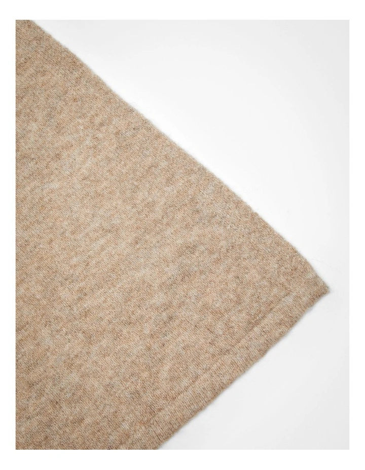 Sequin Glamour Poncho in Natural image 3