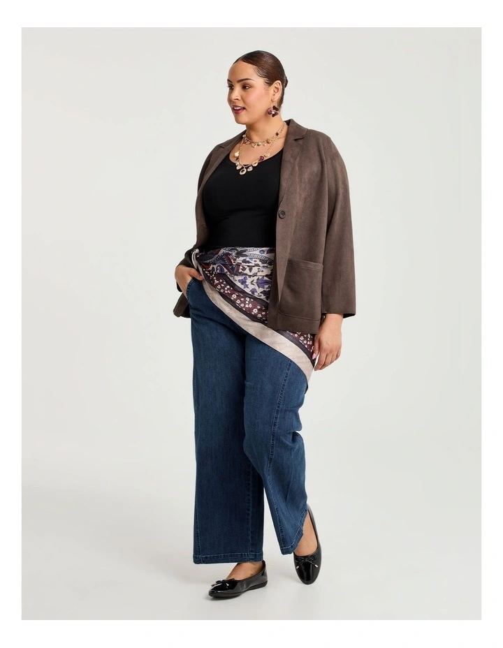 Bohemian Print Small Scarf in Multi image 4