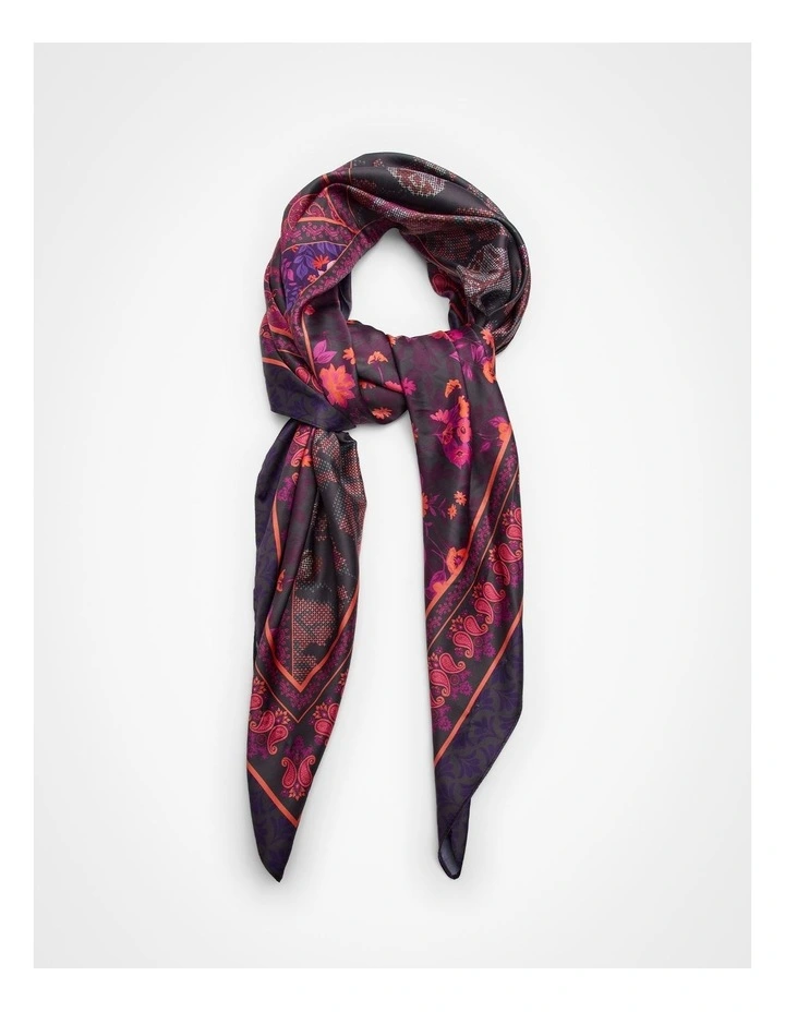 Paisley Small Scarf in Multi image 1