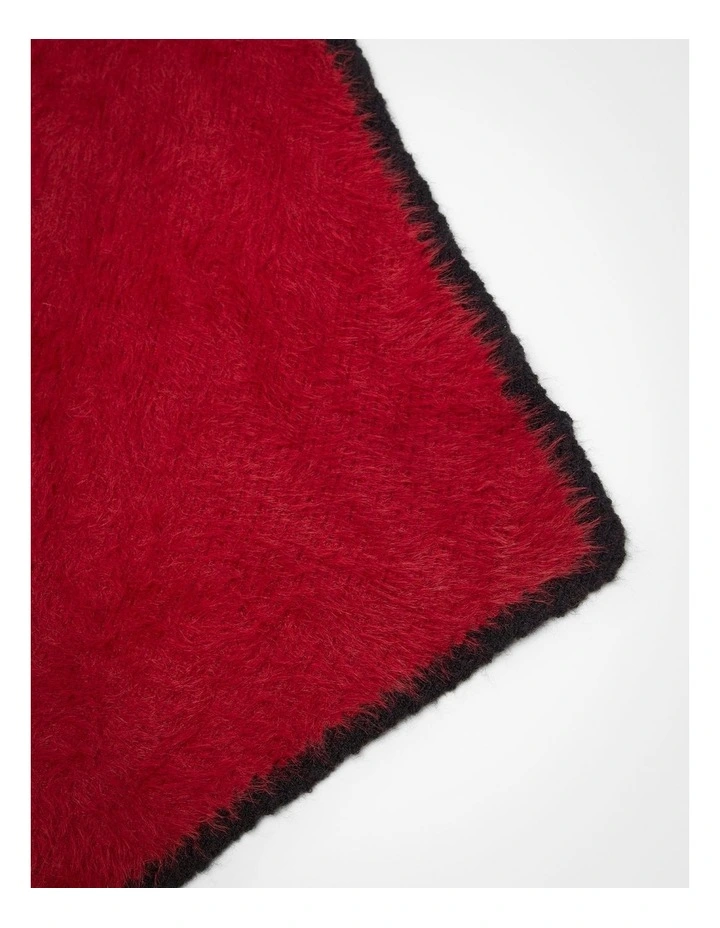 Small Triangle Scarf in Red image 4