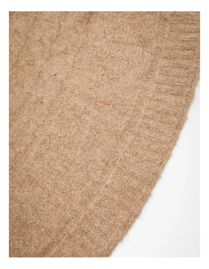 Mottled Cascading Vest Sand image 4