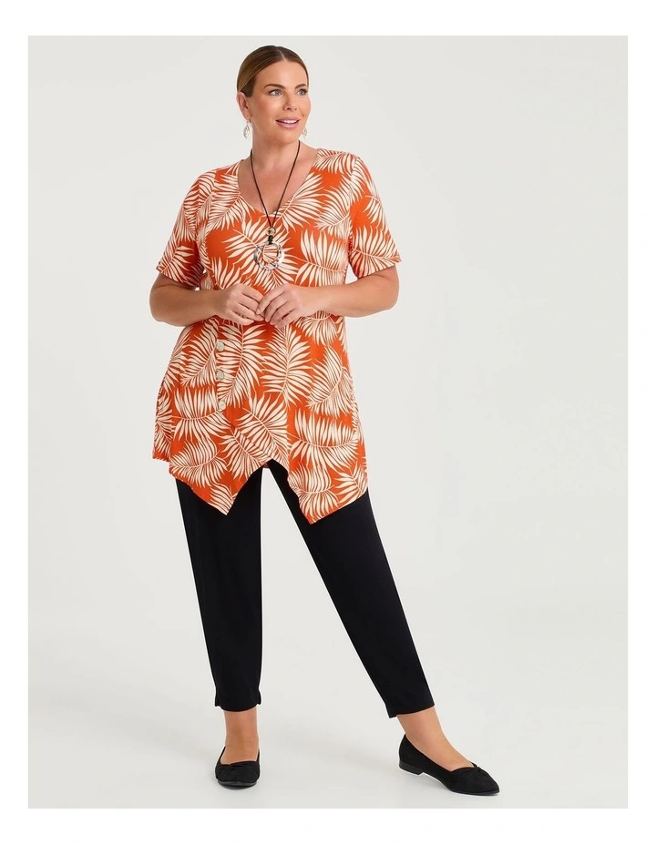 Katey Spliced Tunic Tangerine image 3