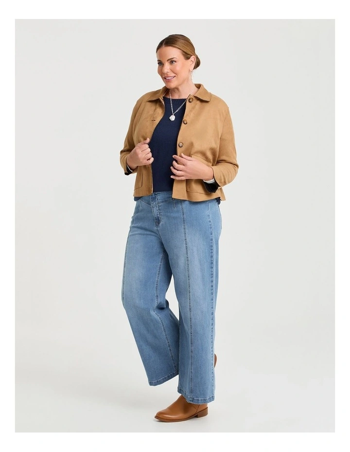 Soft Touch Casual Vest Dark Indigo image 4