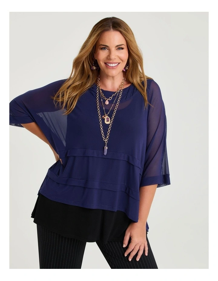 Mesh Indigo Violet Overtop Indigo Violet image 1