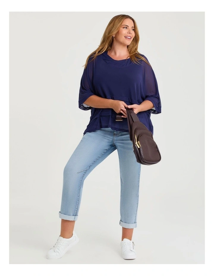 Mesh Indigo Violet Overtop Indigo Violet image 3