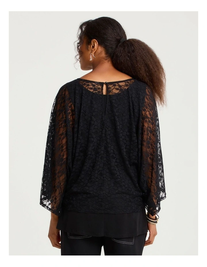Lace Overtop Black image 2