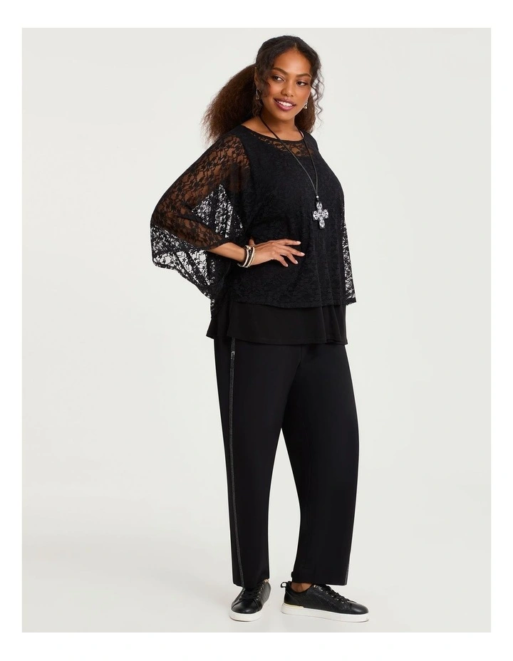 Lace Overtop Black image 3