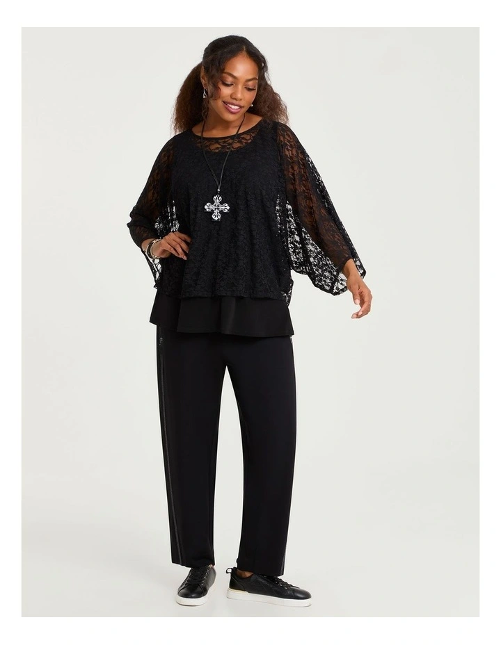 Lace Overtop Black image 4