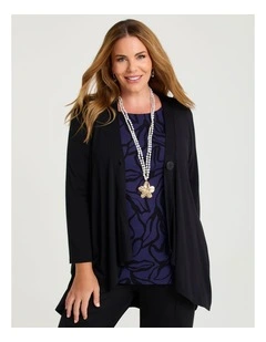 Natural Georgia Cardigan Black