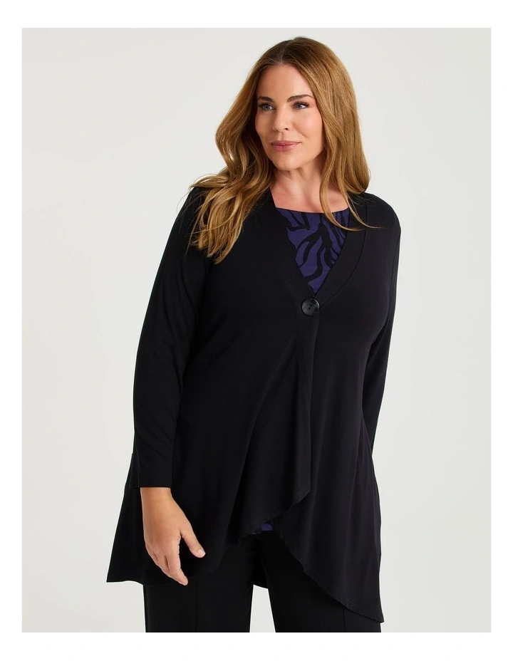 Natural Georgia Cardigan Black image 4