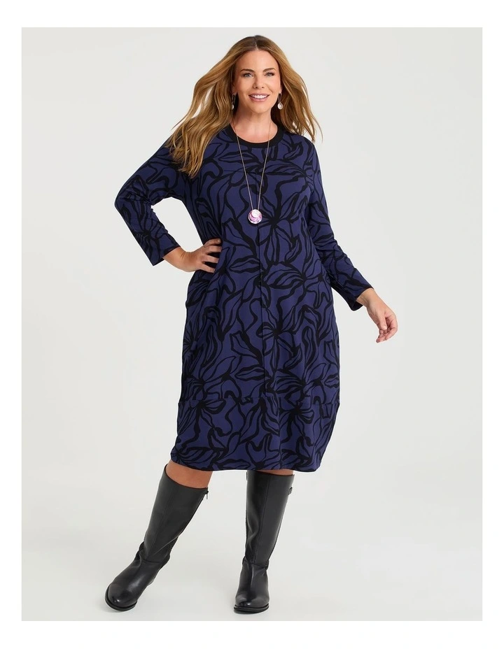 Natural Abstract Aroha Dress Print image 1