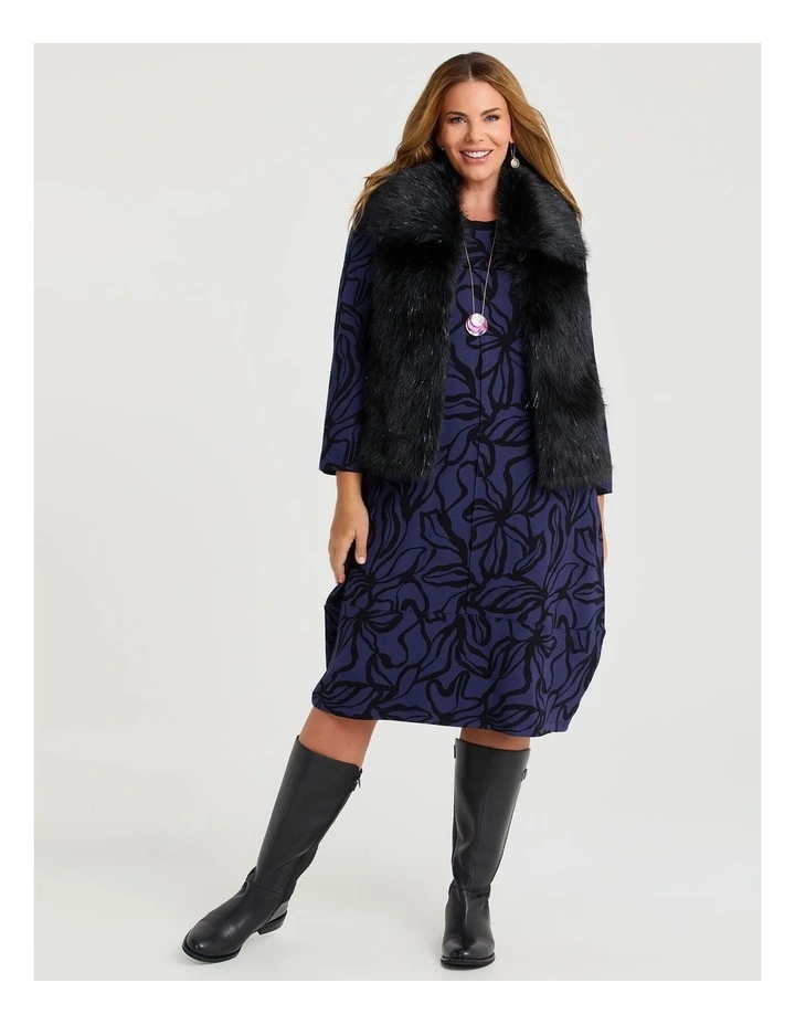 Natural Abstract Aroha Dress Print image 3