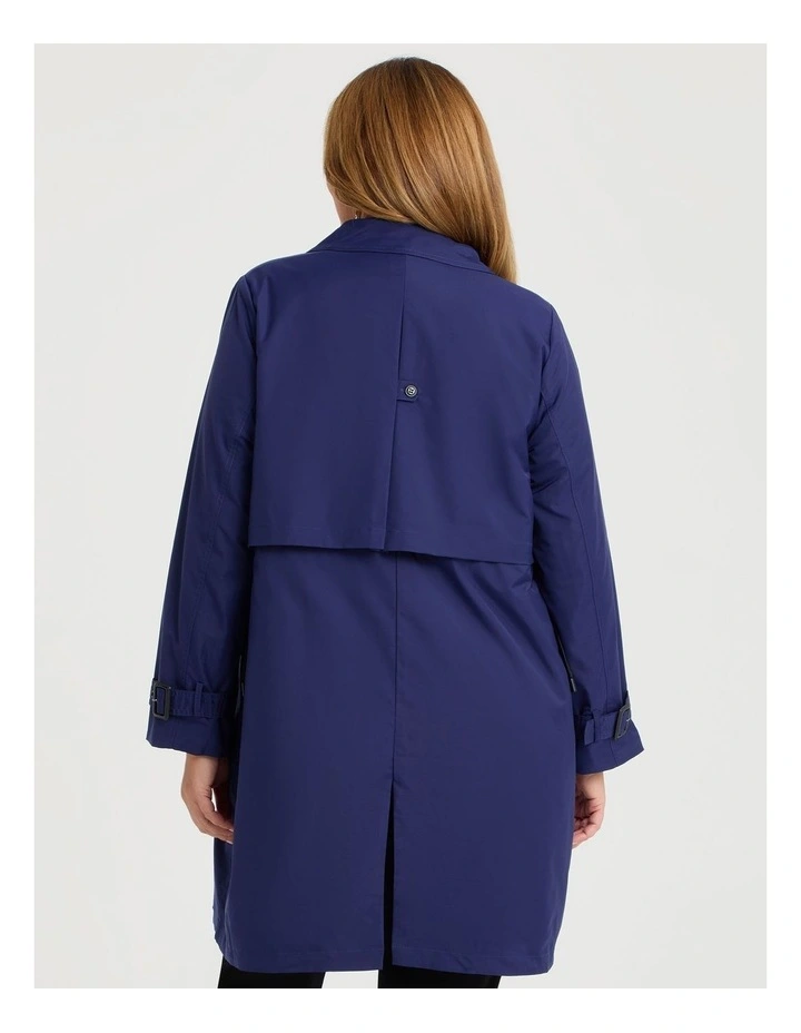 Reversible Ana Shower Resist Jacket Indigo Violet/black image 4