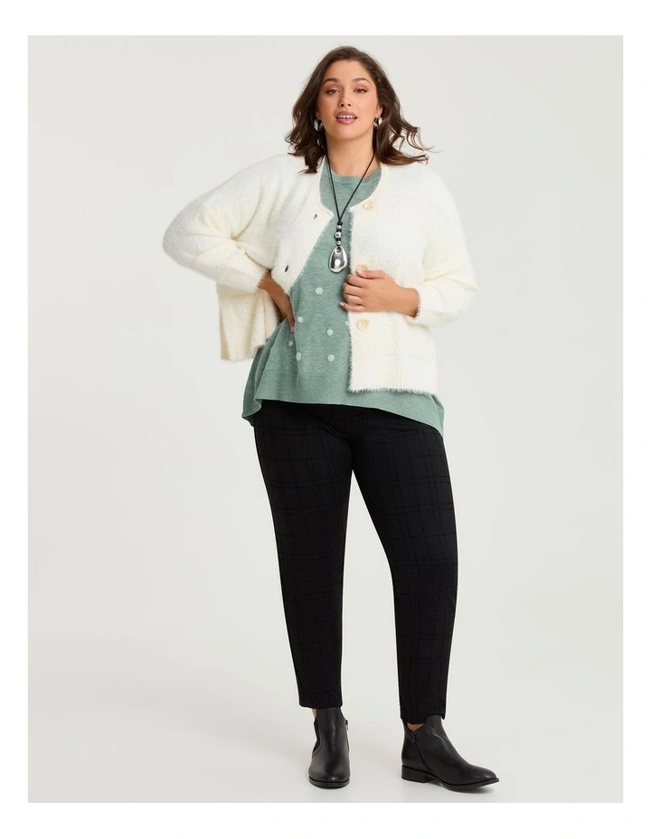 Felt Spot Tulip Jumper in Sea Mist image 4