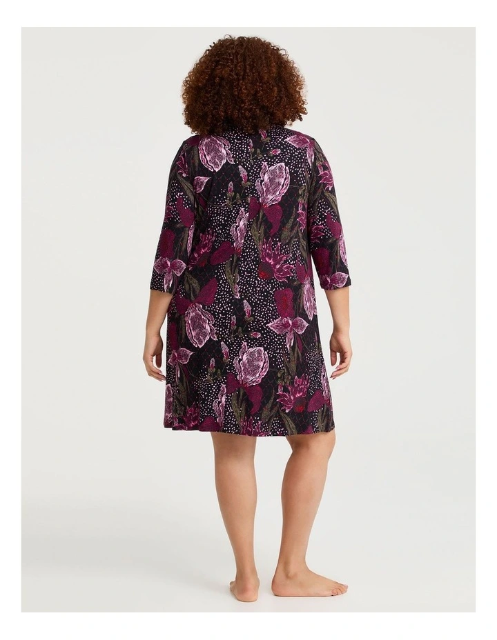 Bamboo Winter Whisper Nightie Print image 2